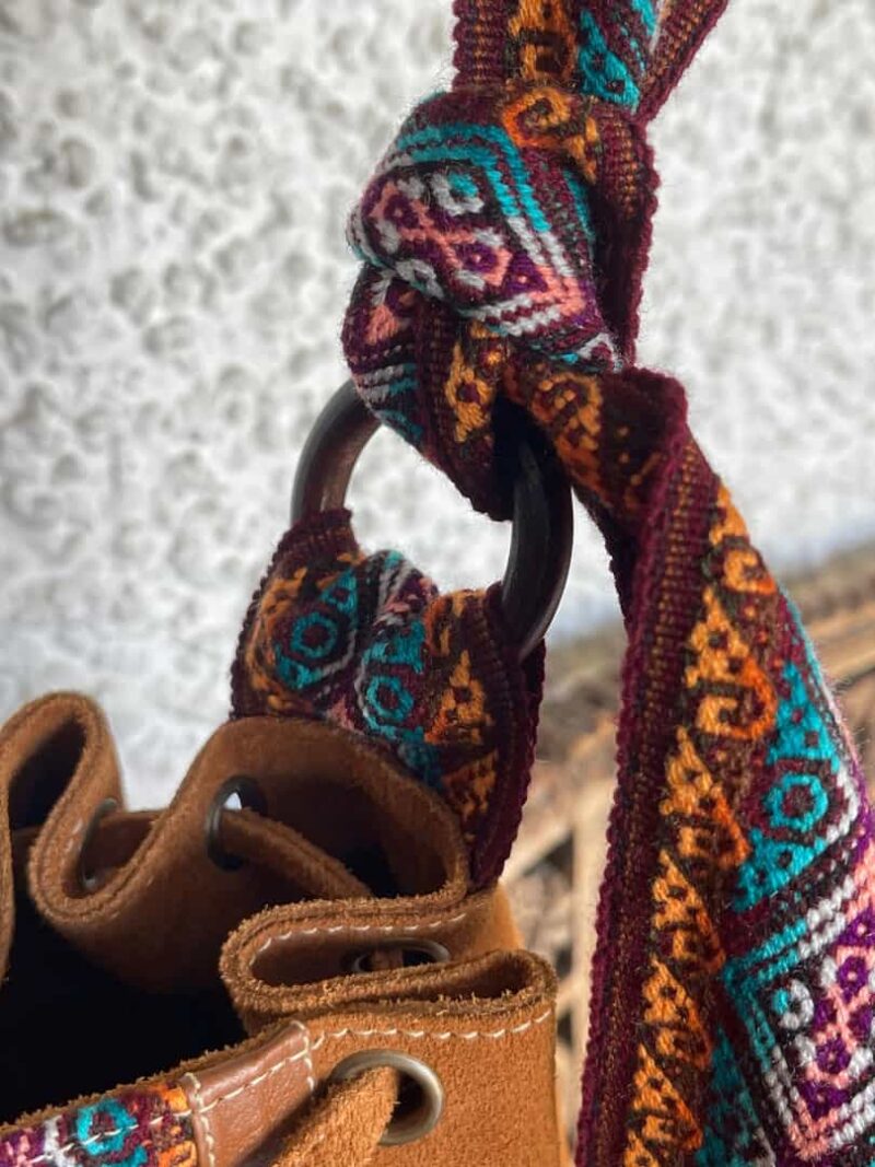 Bolso Ante miel pequeño - Imagen 2