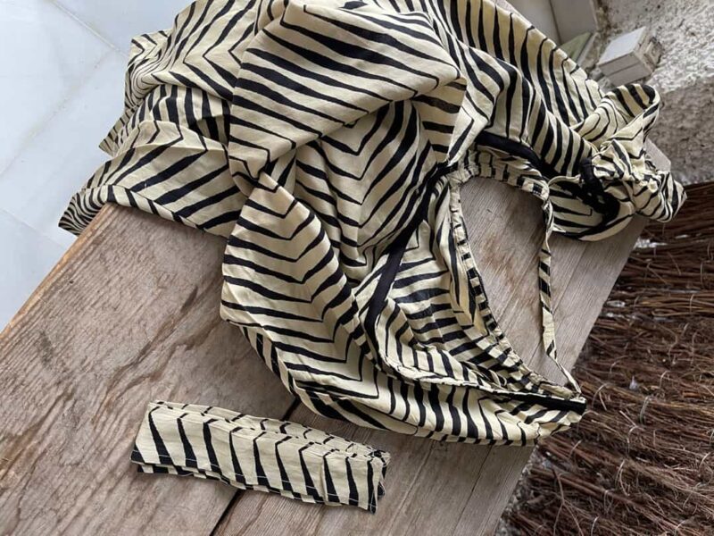 Vestido Tunica Romana Zebra - Imagen 3