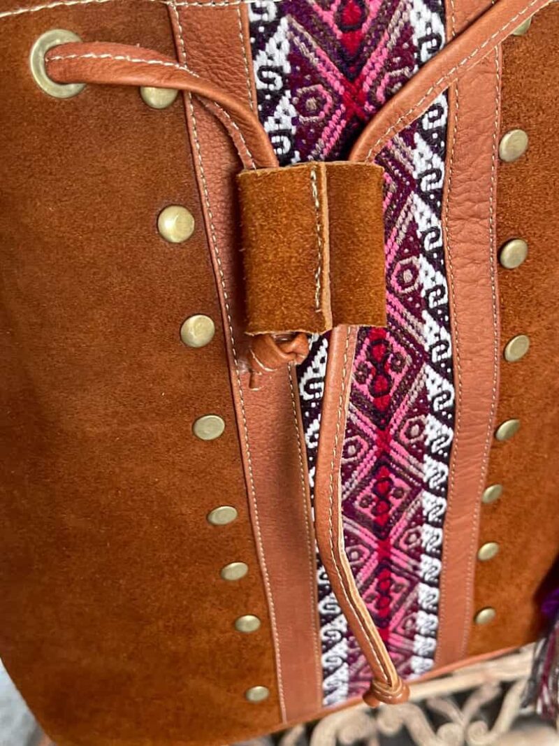 Bolso Ante brownie pequeño - Imagen 2